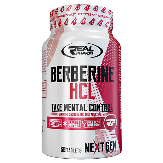 Berberine HCL, 500mg, 60 tablets - Real Pharm