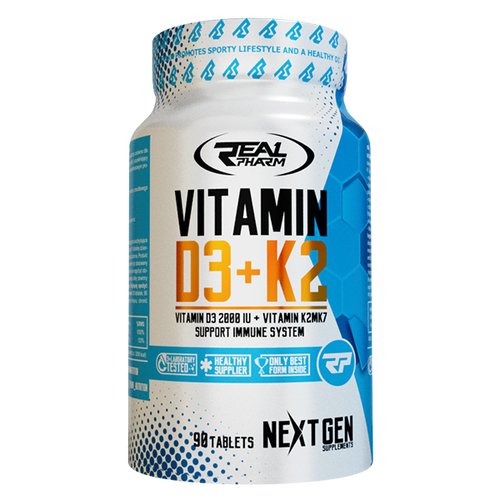Vitamin d3 K2- Real pharm- 90tablets