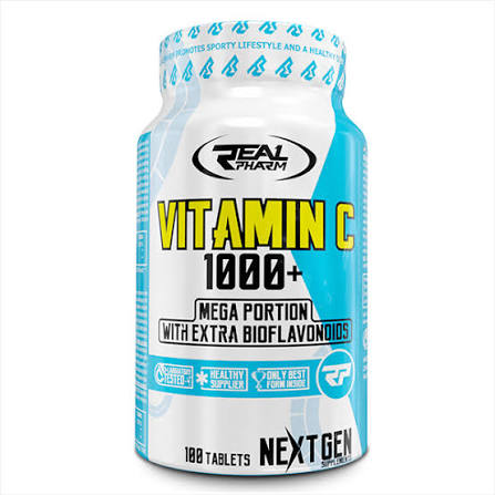 Real Pharm Vitamin C 1000 mg, 100 tablets